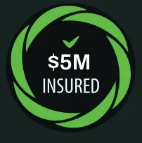 $5M liability insured